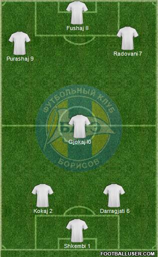 BATE Borisov Formation 2013
