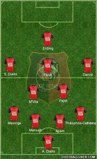 Stade Rennais Football Club Formation 2013