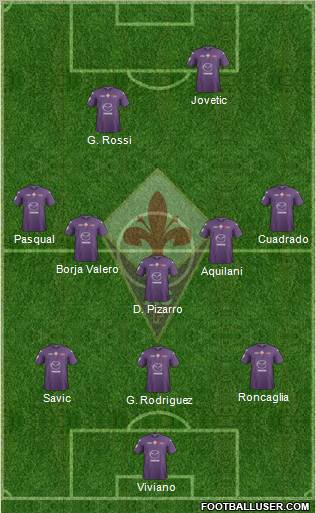 Fiorentina Formation 2013