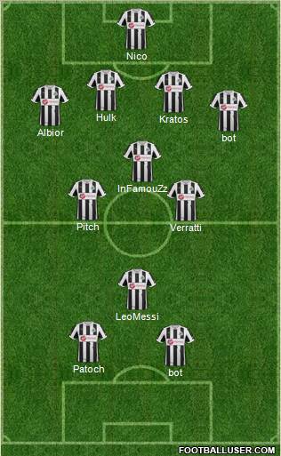 Newcastle United Formation 2013