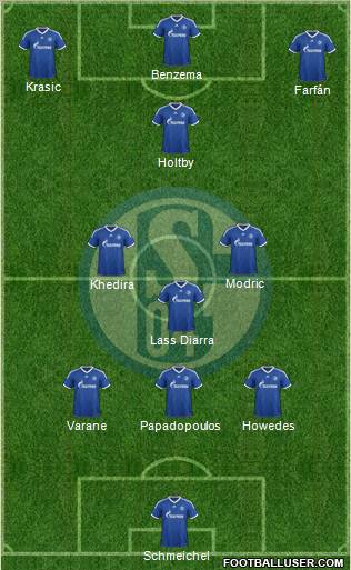 FC Schalke 04 Formation 2013