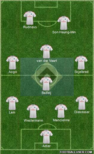 Hamburger SV Formation 2013