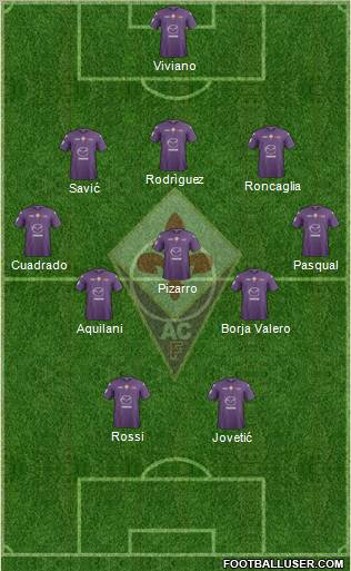 Fiorentina Formation 2013