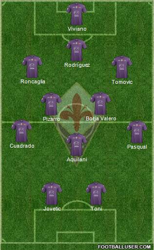 Fiorentina Formation 2013