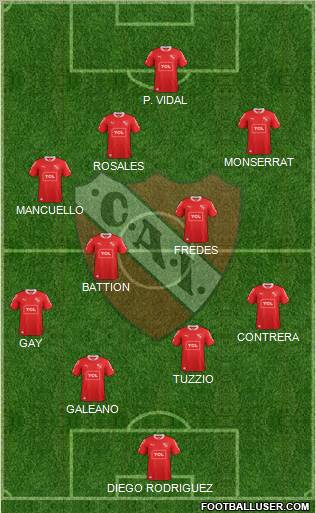 Independiente Formation 2013
