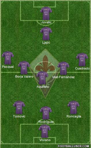 Fiorentina Formation 2013