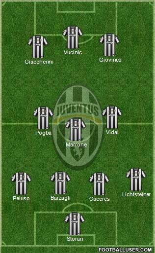 Juventus Formation 2013