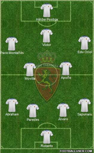 R. Zaragoza S.A.D. Formation 2013