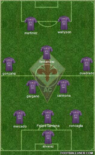 Fiorentina Formation 2013