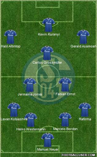 FC Schalke 04 Formation 2013