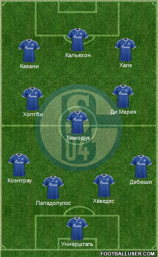 FC Schalke 04 Formation 2013