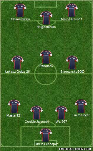 New England Revolution Formation 2013