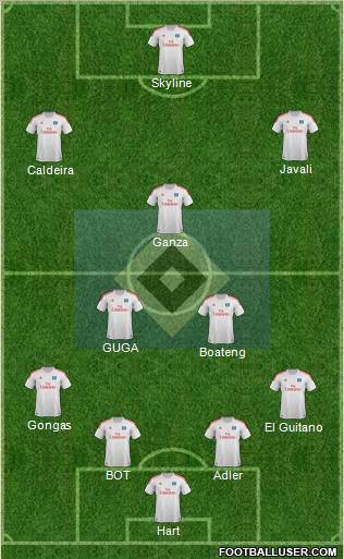 Hamburger SV Formation 2013