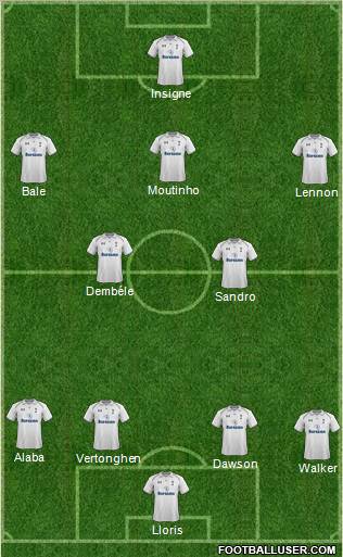 Tottenham Hotspur Formation 2013