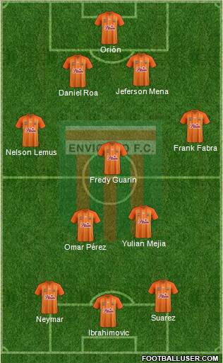 CD Envigado FC Formation 2013