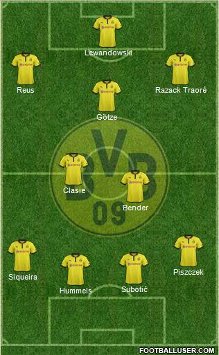 Borussia Dortmund Formation 2013