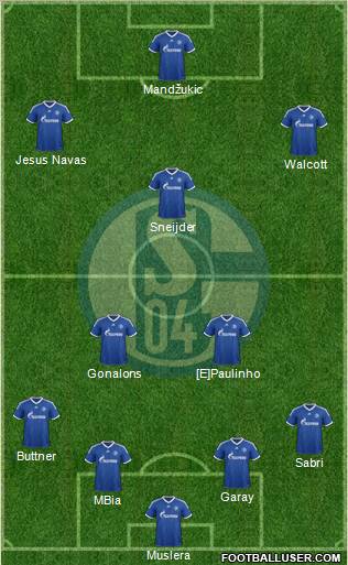 FC Schalke 04 Formation 2013