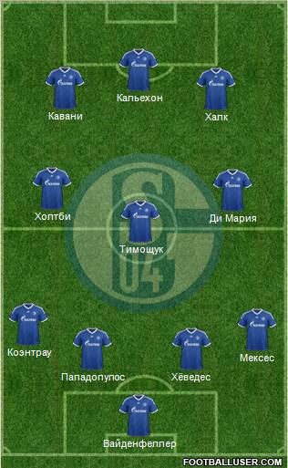 FC Schalke 04 Formation 2013