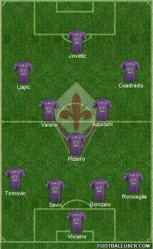 Fiorentina Formation 2013