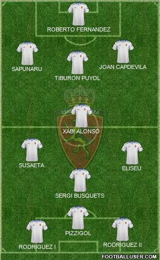 R. Zaragoza S.A.D. Formation 2013