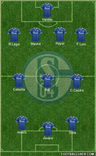 FC Schalke 04 Formation 2013