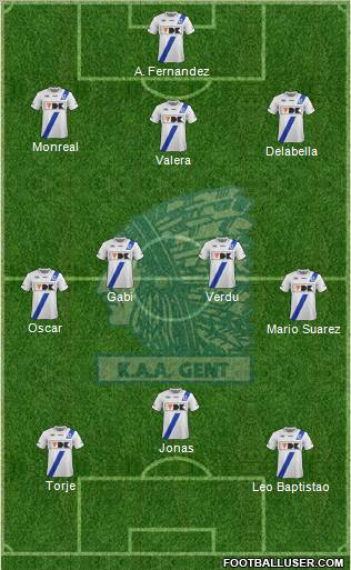 KAA Gent Formation 2013
