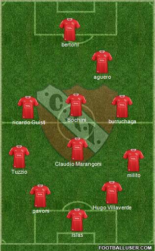 Independiente Formation 2013