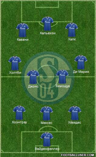 FC Schalke 04 Formation 2013