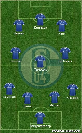 FC Schalke 04 Formation 2013