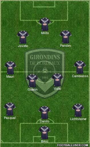 FC Girondins de Bordeaux Formation 2013