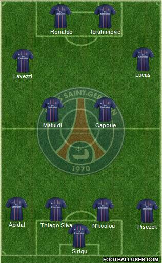Paris Saint-Germain Formation 2013