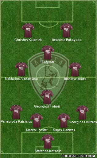 AE Larisa 1964 Formation 2013