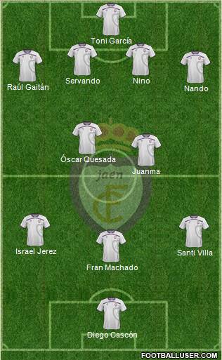 Real Jaén C.F. Formation 2013