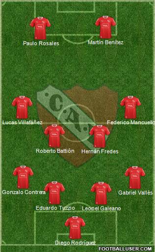 Independiente Formation 2013