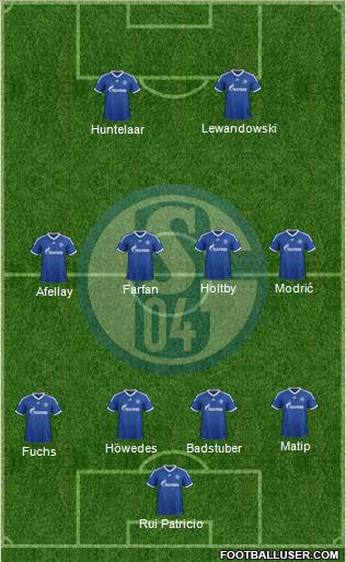 FC Schalke 04 Formation 2013