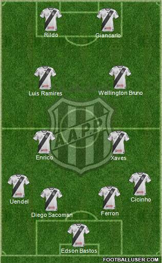 AA Ponte Preta Formation 2013