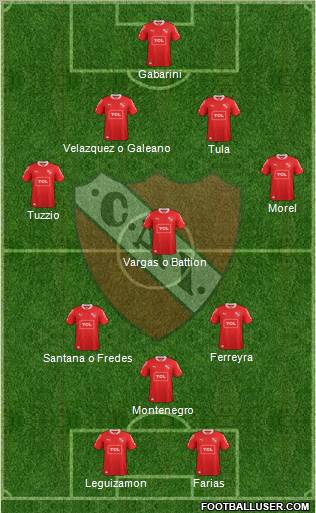 Independiente Formation 2013