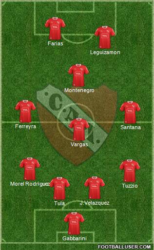 Independiente Formation 2013