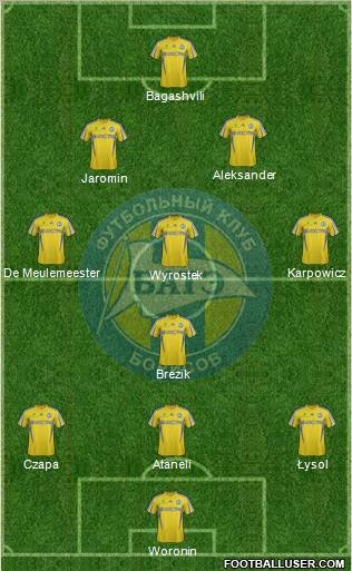 BATE Borisov Formation 2013