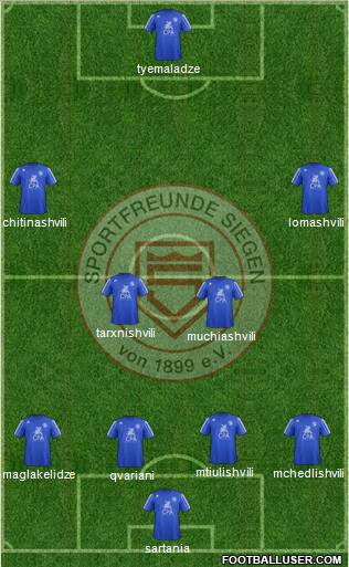 Sportfreunde Siegen Formation 2013