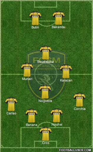 FC Sochaux-Montbéliard Formation 2013