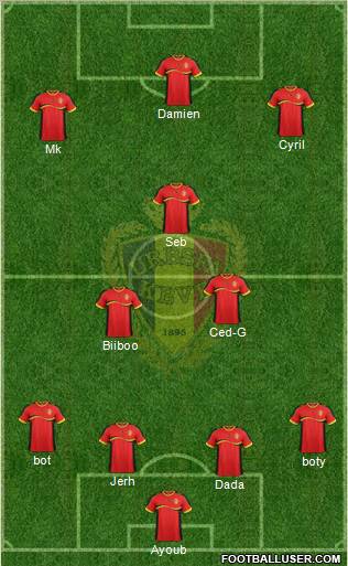 Belgium Formation 2013