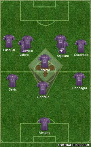 Fiorentina Formation 2013