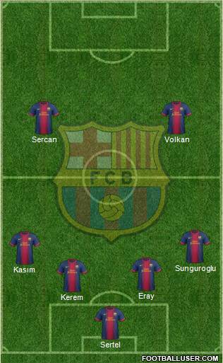 F.C. Barcelona Formation 2013