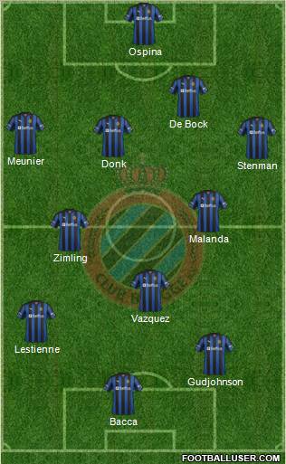 Club Brugge KV Formation 2013