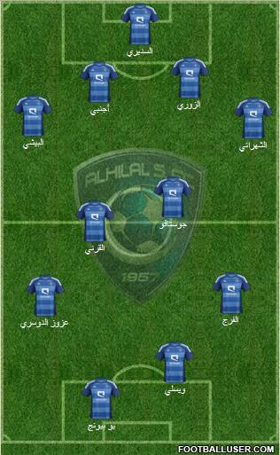Al-Hilal (KSA) Formation 2013