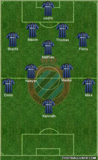 Club Brugge KV Formation 2013