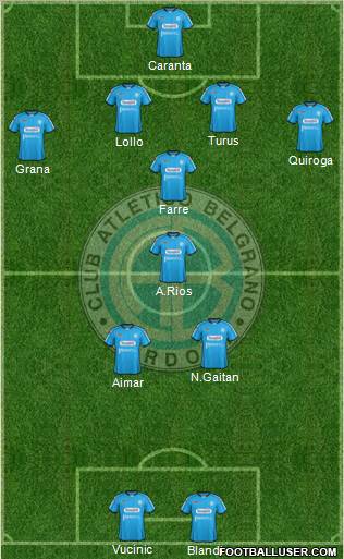 Belgrano de Córdoba Formation 2013