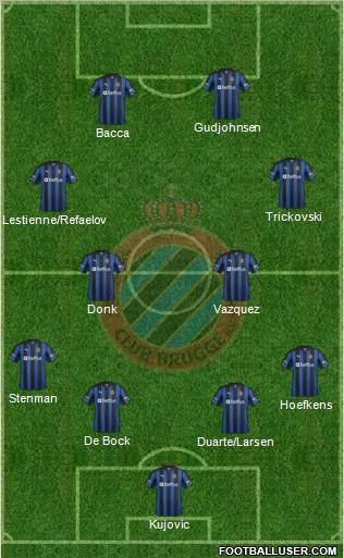 Club Brugge KV Formation 2013