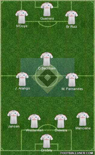 Hamburger SV Formation 2013